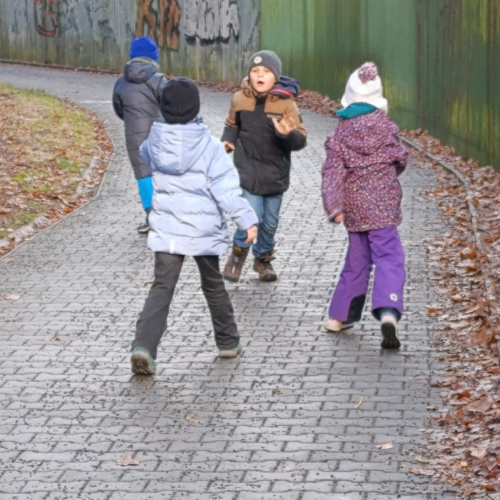 Reportážní foto 2.A, B, C - Tříkrálový běh a Den švihlé chůze