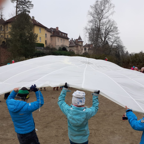 Reportážní foto ŠD, 1.A, B, 2.A, B, C, 3.A, B - Svatý Martin - stezka s úkoly