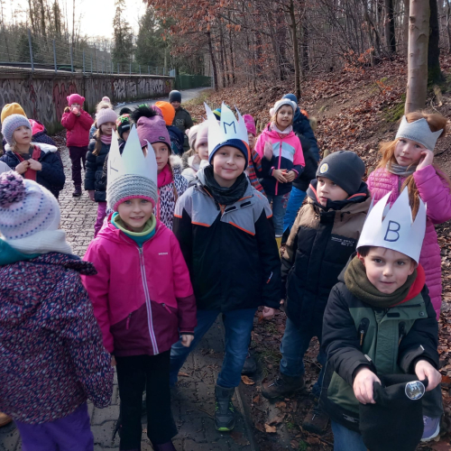 Reportážní foto 2.A, B, C - Tříkrálový běh a Den švihlé chůze