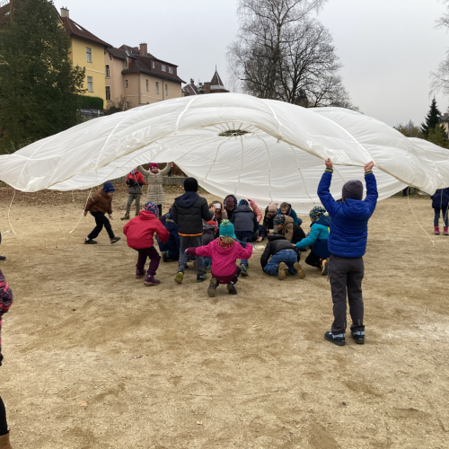 Reportážní foto ŠD, 1.A, B, 2.A, B, C, 3.A, B - Svatý Martin - stezka s úkoly